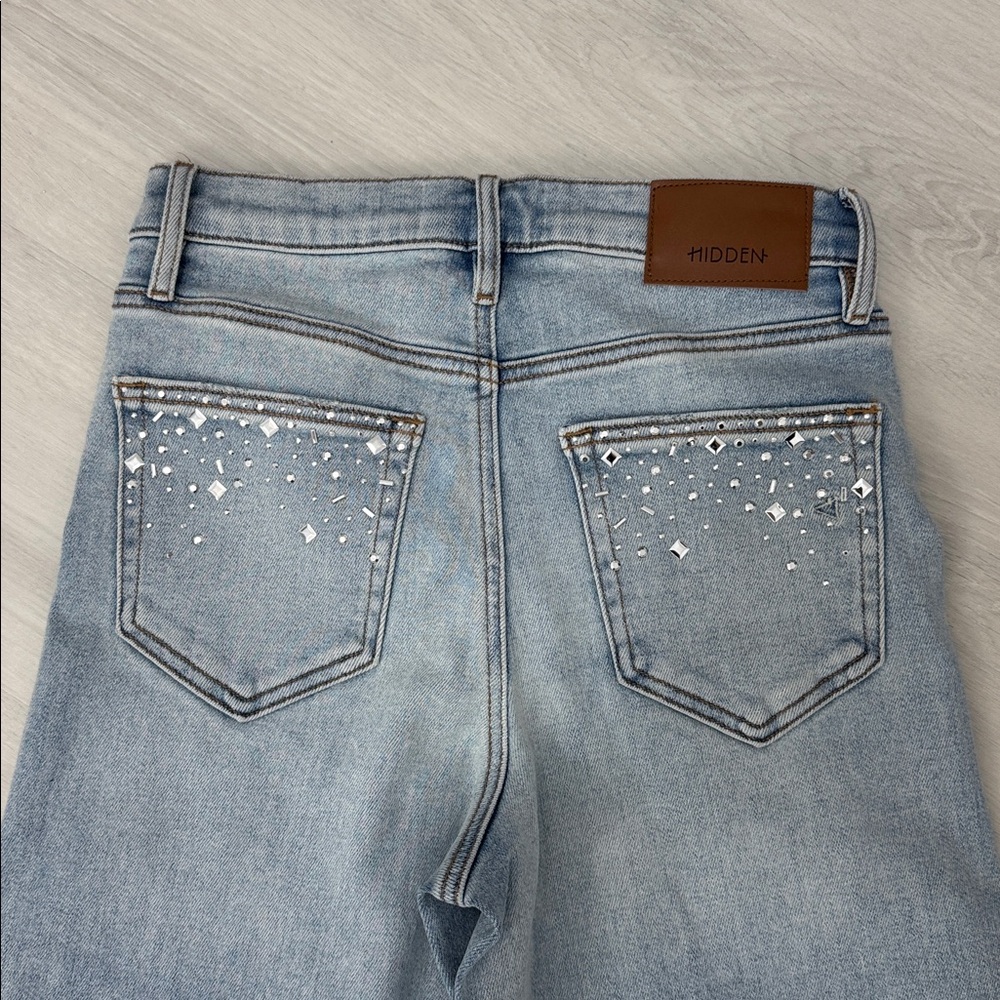 VICI The No Boys Embellished Straight Leg Jeans - Picture 13 of 13